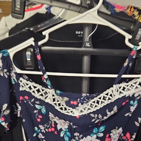 Blue Ruched Flutter Sleeve Jumpsuit - Picture 3 of 8